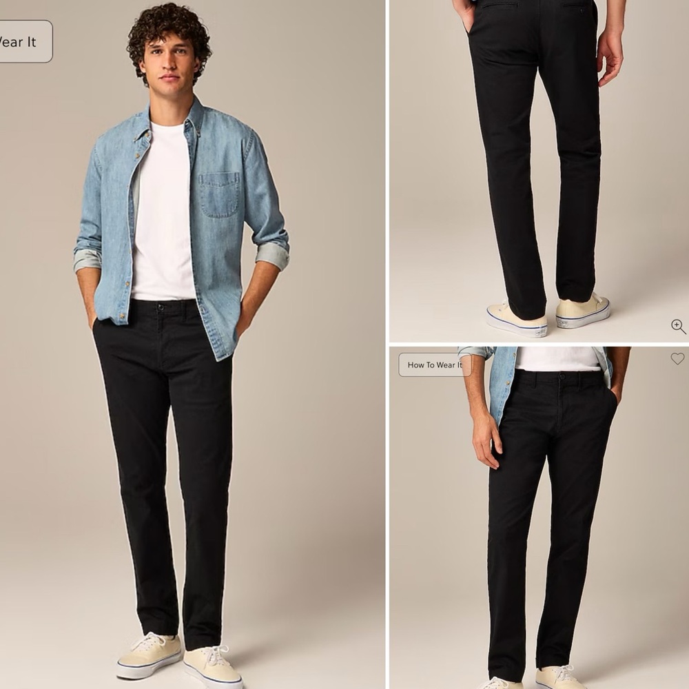 J.Crew Men’s 484 Slim-fit stretch chino pant NWT 33x32